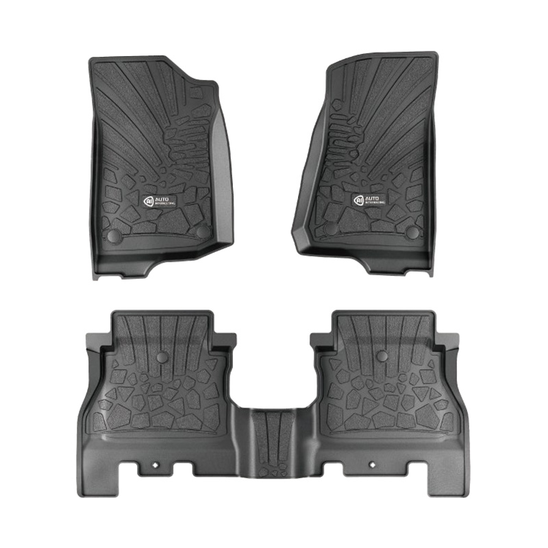 Jeep Wrangler JL 2018-2023 (hitam, satu set 3 keping)