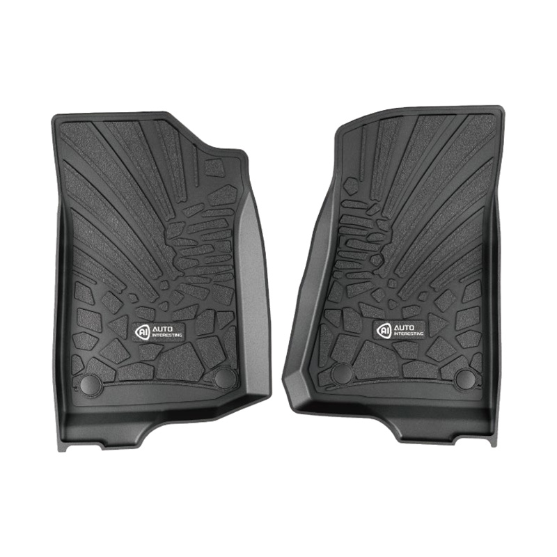 Jeep Gladiator / Wrangler Front 2018-2022 (hitam, satu set 2 keping)