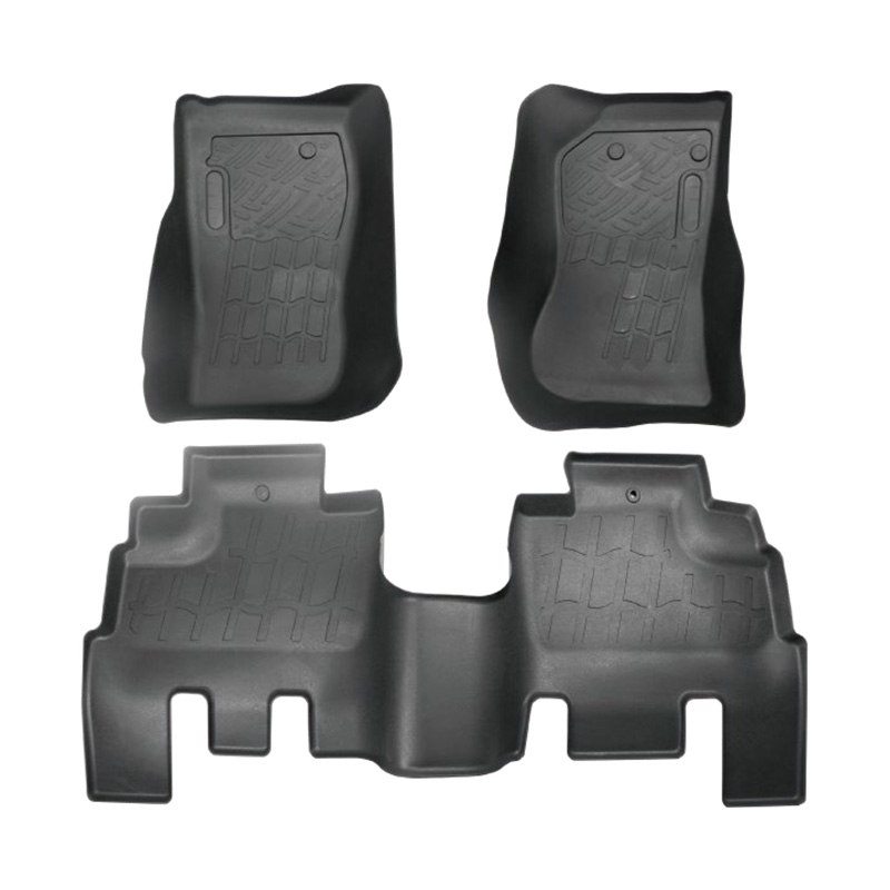 Jeep Wrangler JK 2014-2018 (hitam, satu set 3 keping)